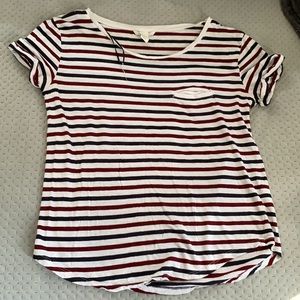 Red,White and Black Striped T-Shirt!